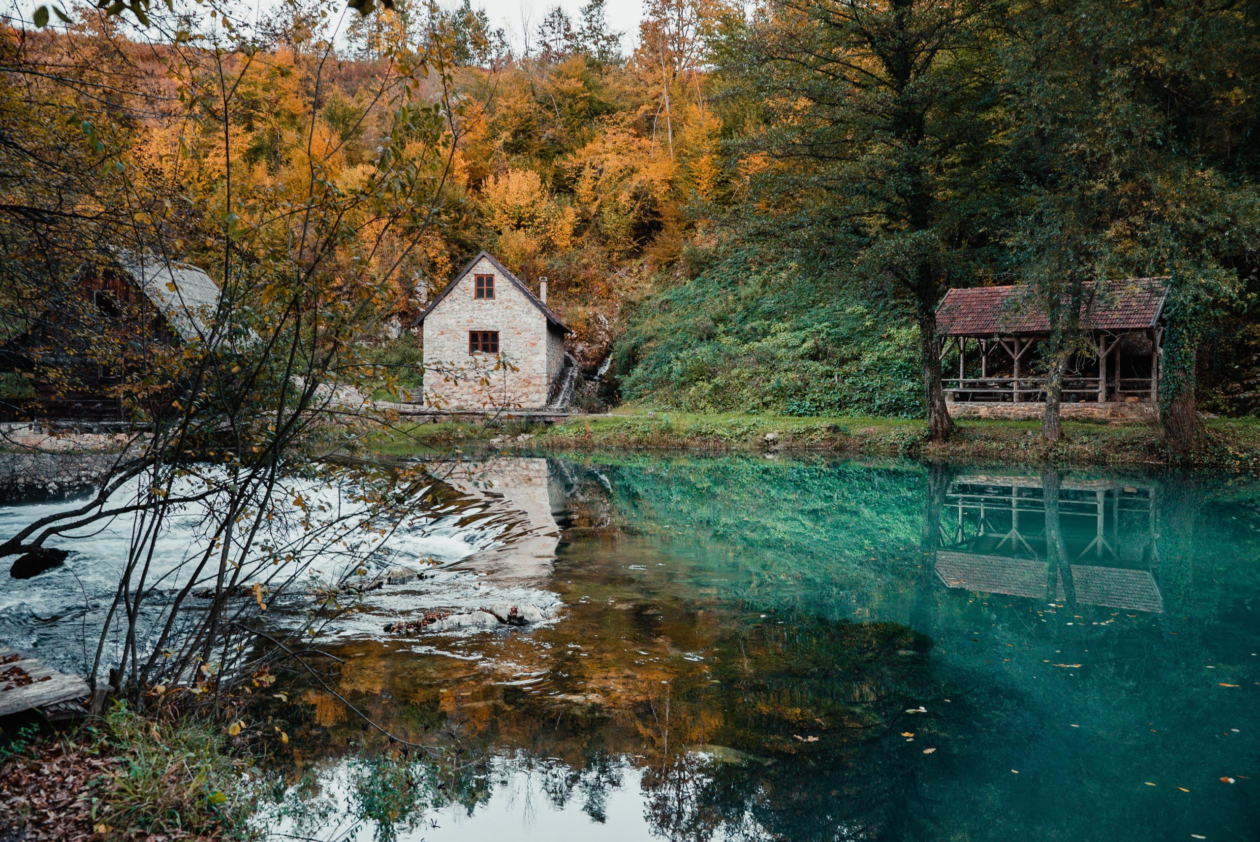 Fluss Slunjčica-Quelle